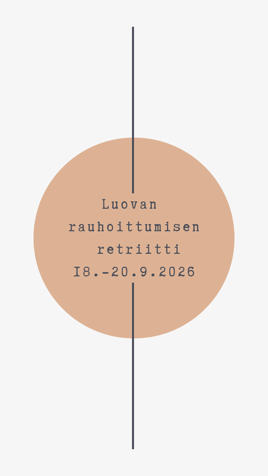 Läsnäolon kädet - luovan rauhoittumisen retriitti 18.-20.9.2026