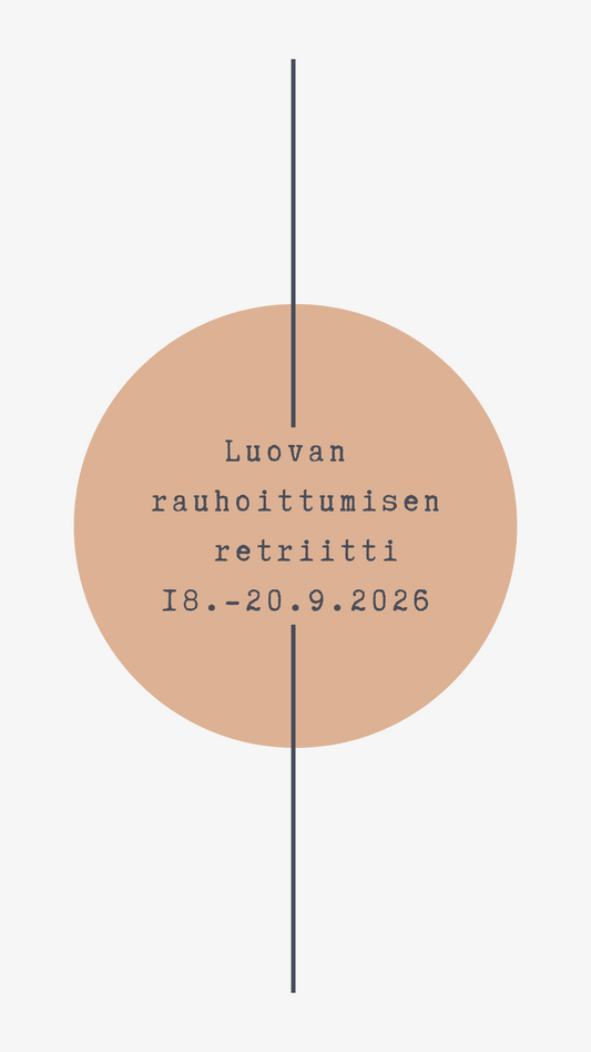 Läsnäolon kädet - luovan rauhoittumisen retriitti 18.-20.9.2026